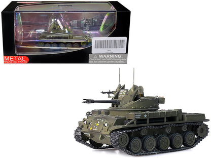 M42 Duster Self-Propelled Anti-Aircraft Gun "Delta Dud's" "US Army - Vietnam War II Field Force 5th Battalion 2nd Field Artillery Regimen" 1/72 Diecast Model by Panzerkampf  free shipping USA