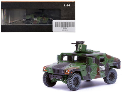 M988 Modern 4×4 Utility Vehicle with Grenade Launcher Camouflage "Military Police 65th Company 519th MP Battalion IFOR HQ ARRC Forward Brcko Bosnia and Herzegovina" (1996) "Military Miniature" Series 1/64 Diecast Model by Panzerkampf  free shipping USA