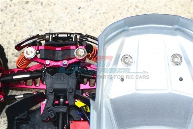 GPM ALUMINUM FRONT / REAR MAGNETIC BODY POSTS Arrma Granite 4x4 / Bigrock RED