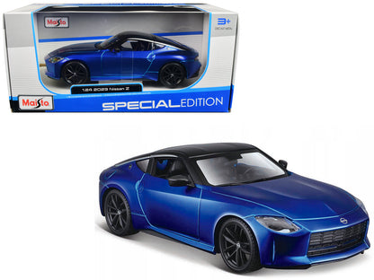 2023 Nissan Z Blue Metallic with Black Top "Special Edition" Series 1/24 Diecast Model Car by Maisto  free shipping USA