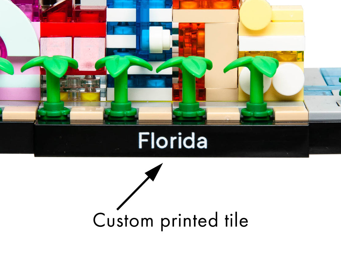Florida Skyline Architecture - Custom Build Kit - Made Using LEGO® Parts