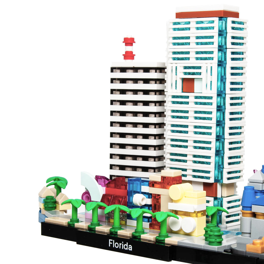 Florida Skyline Architecture - Custom Build Kit - Made Using LEGO® Parts