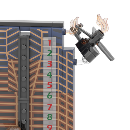Die Hard Advent Calendar - It's Not Christmas Until Hans Gruber Falls - Nakatomi Plaza - Custom Printed Building Set Made Using LEGO® Parts