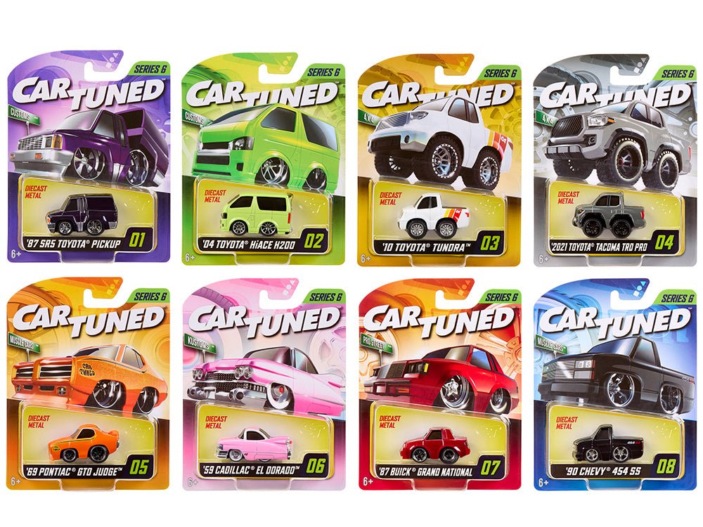 "Mainline" 2025 Series 6 Set of 8 Pieces Diecast Model Cars by CarTuned  free shipping USA