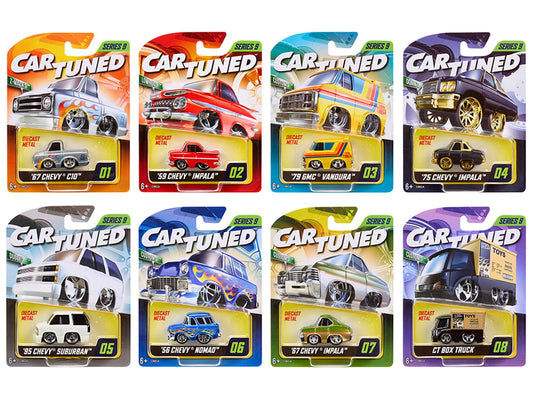 "Mainline" 2026 Series 9 Set of 8 Pieces Diecast Model Cars by CarTuned  free shipping USA