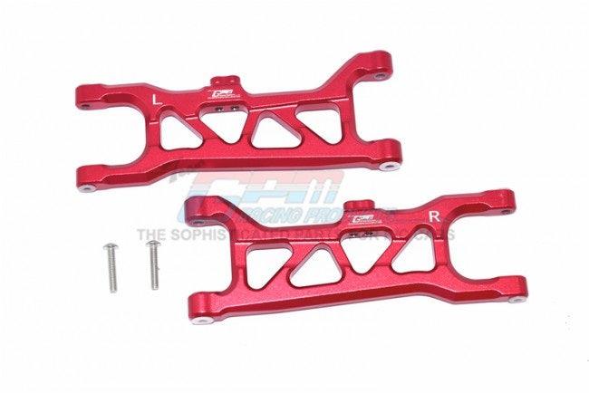 GPM MAKS055-RED ALUMINUM FRONT LOWER ARMS ARRMA 1/10 KRATON 4S BLX