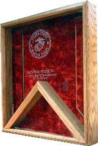 Air Force Flag Display Case - USAF Flag Case.