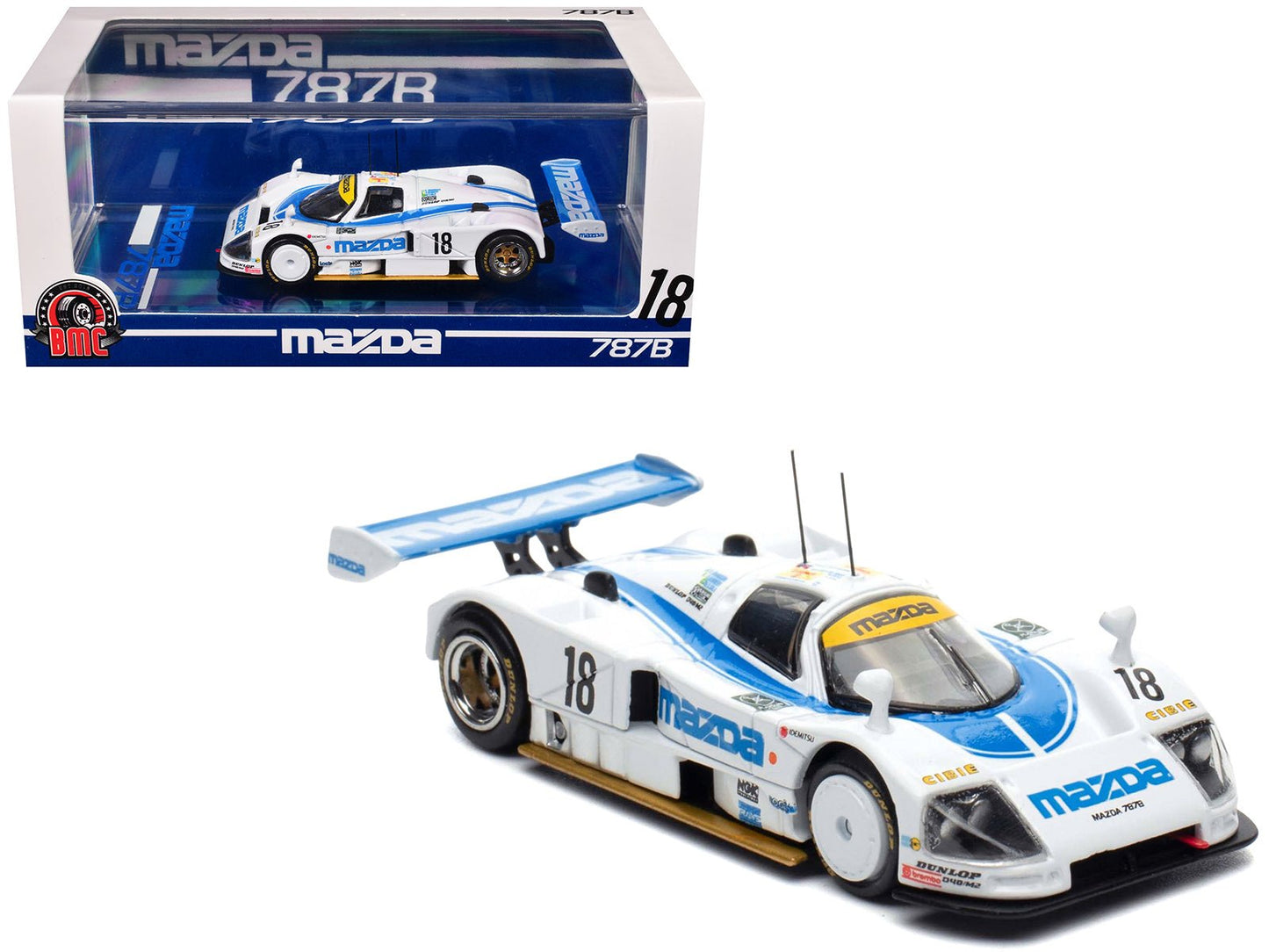 Mazda 787B #18 Stefan Johansson - David Kennedy - Maurizio Sandro Sala "Mazdaspeed" "24 Hours of Le Mans" (1991) 1/64 Diecast Model Car by BM Creations  free shipping USA