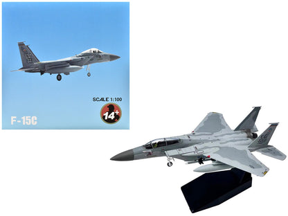 McDonnell Douglas F-15C Eagle Aircraft "MiG Killer Gulf Spirit 58th Tactical Fighter Squadron 33rd Tactical Fighter Wing Desert Storm" (1991) United States Air Force 1/100 Diecast Model Airplane  free shipping USA