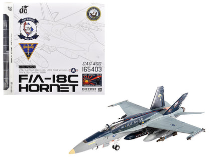 McDonnell Douglas F/A-18C Hornet Aircraft "VFA-34 Blue Blasters USS Carl Vinson Last Cruise" (2018) United States Navy 1/72 Diecast Model by JC Wings  free shipping USA
