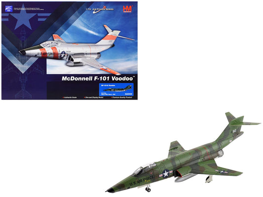McDonnell RF-101A Voodoo Fighter Aircraft "54-1512 363rd Tactical Reconnaissance Wing Udorn Royal Thai Air Force Base" (1965) United States Air Force "Air Power Series" 1/72 Diecast Model by Hobby Master  free shipping USA