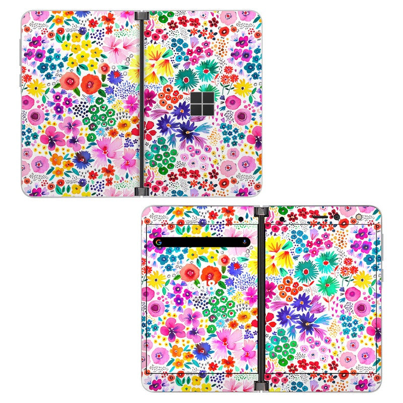 Artful Little Flowers - Microsoft Surface Duo Skin