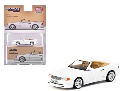 Mercedes-Benz SL 500 Koenig Specials Convertible White "Global64" Series 1/64 Diecast Model by Tarmac Works  free shipping USA