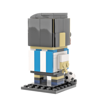 Messi Brick Building Set - Custom Set - Made Using LEGO® Parts