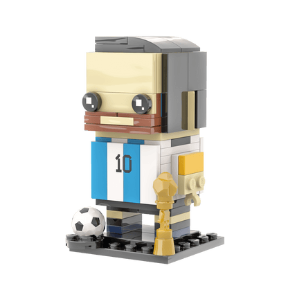 Messi Brick Building Set - Custom Set - Made Using LEGO® Parts