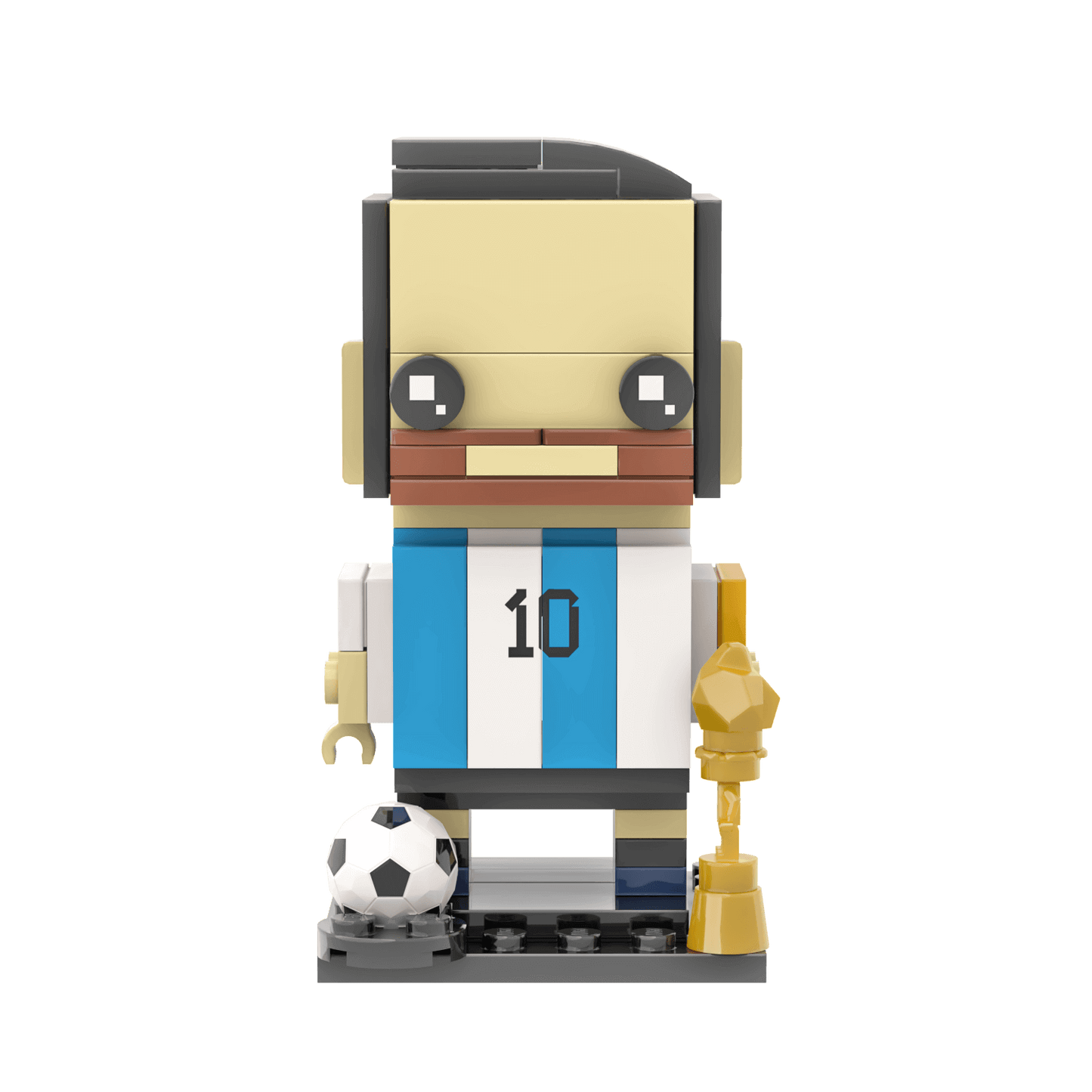 Messi Brick Building Set - Custom Set - Made Using LEGO® Parts