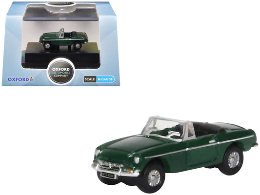 MG MGB Roadster RHD (Right Hand Drive) British Racing Green 1/148 (N) Scale Diecast Model Car by Oxford Diecast  free shipping USA
