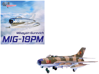 Mikoyan-Gurevich MiG-19PM Farmer-E Fighter Aircraft "Red 335" East German Air Force 1/72 Diecast Model by Panzerkampf  free shipping USA