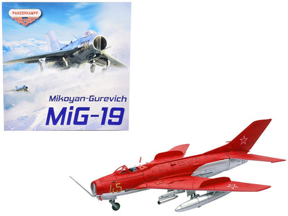 Mikoyan-Gurevich MiG-19S Farmer C Fighter Aircraft "Yellow 45" "VVS Display Team Soviet Air Force Kubinka Air Base" (1960) "Wing" Series  1/72 Diecast Model by Panzerkampf  free shipping USA