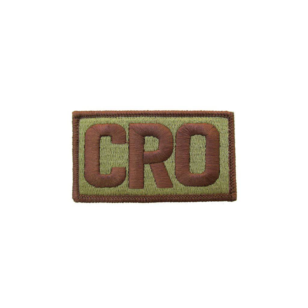 U.S. Air Force CRO OCP Brassard with Spice Brown Border and Hook Fastener
