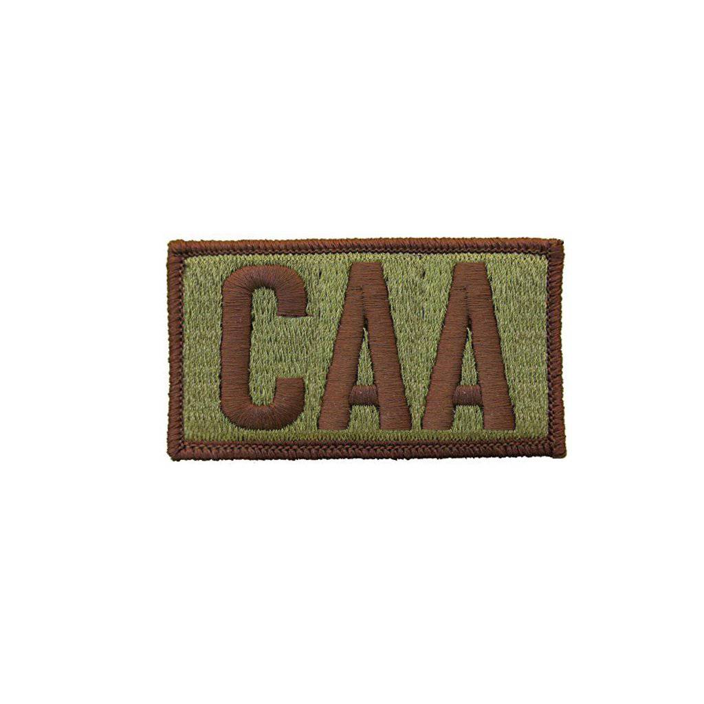 U.S. Air Force CAA OCP Brassard with Spice Brown Border and Hook Fastener