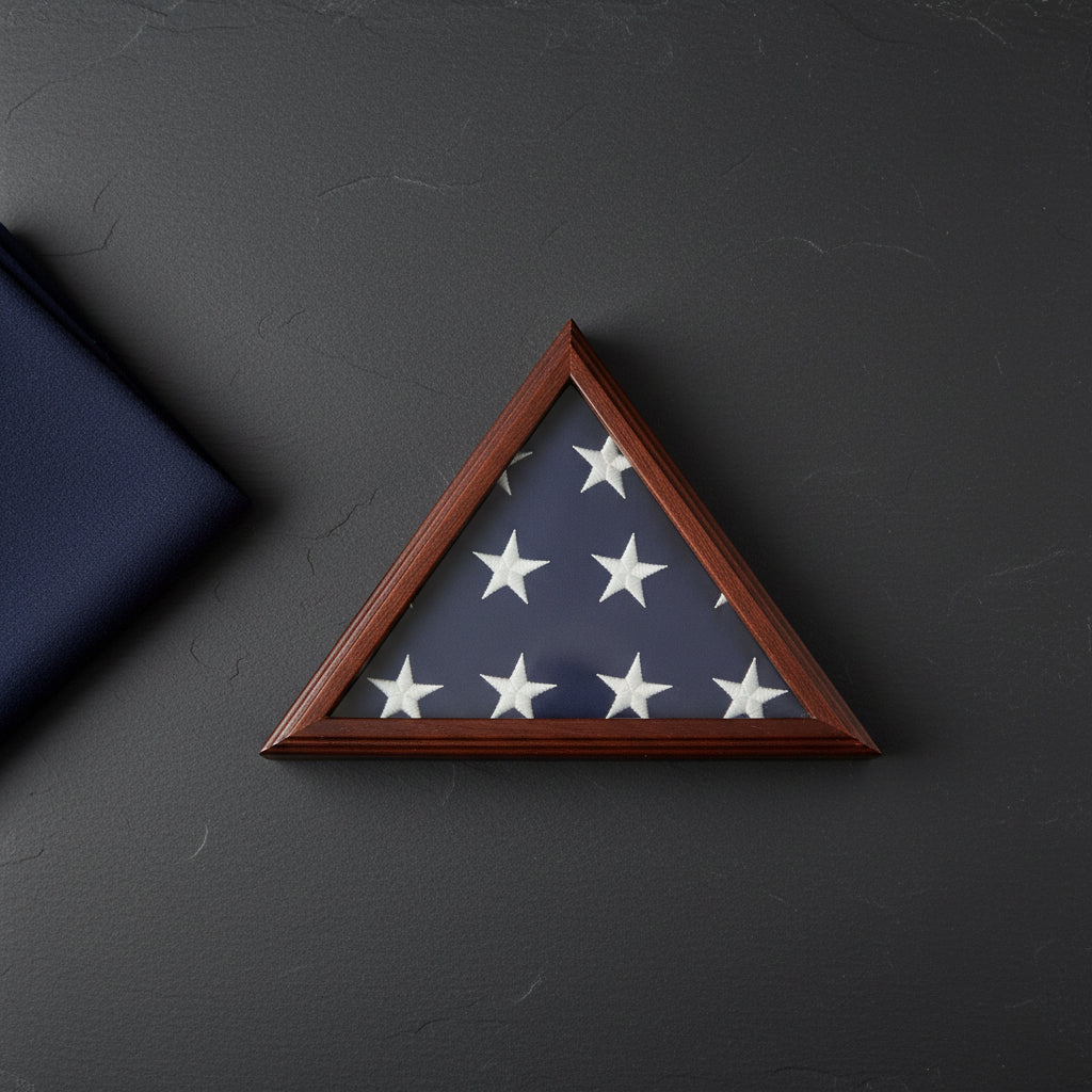 Flags Connections - Air Force Flag Case - Great Wood Flag Case - Fit 3' x 5' Flag.