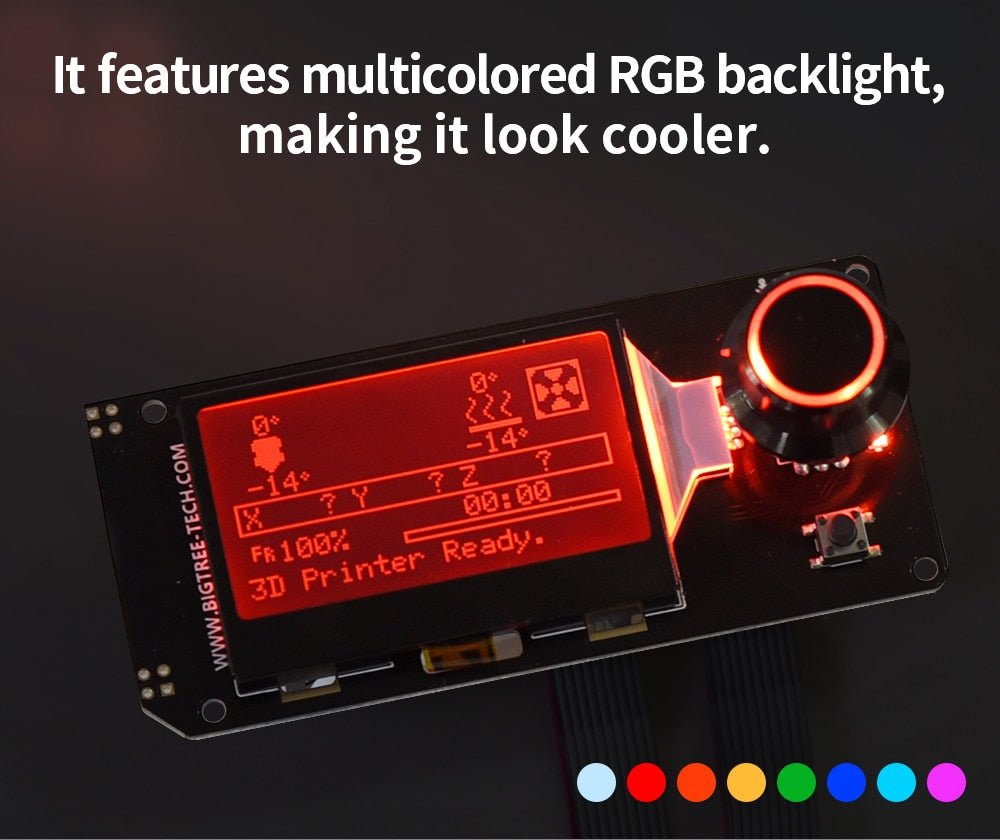 Mini 12864 Display RGB - Choose your color