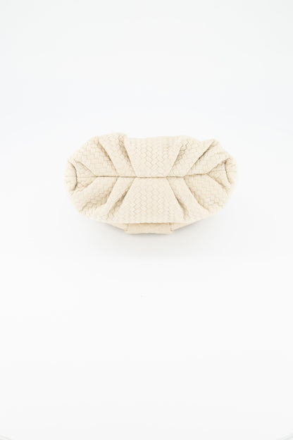 Mini Leda Braid Handbag Beige by Ladiesse