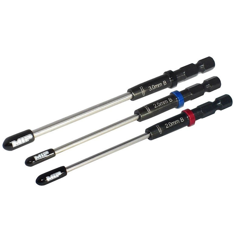 MIP 9616 Speed Tip Ball Hex Driver Wrench Set Gen 2 Metric 3 2.0mm 2.5mm