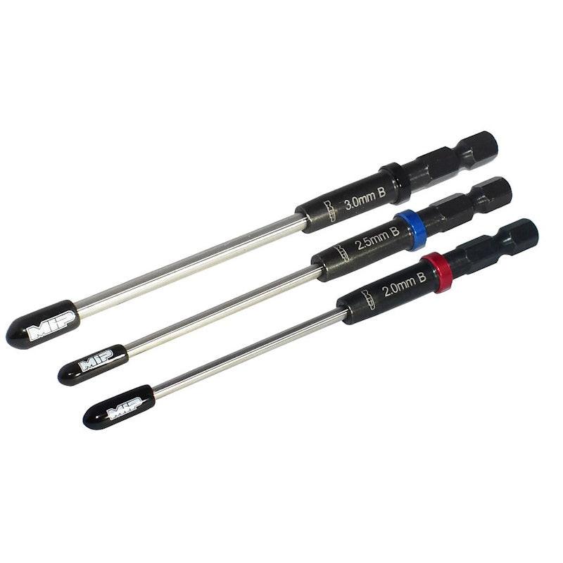 MIP 9616 Speed Tip Ball Hex Driver Wrench Set Gen 2 Metric 3 2.0mm 2.5mm