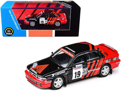 Mitsubishi Galant VR-4 #19 "Yokohama" Lombard R.A.C. Rally (1992) 1/64 Diecast Model Car by Paragon  free shipping USA
