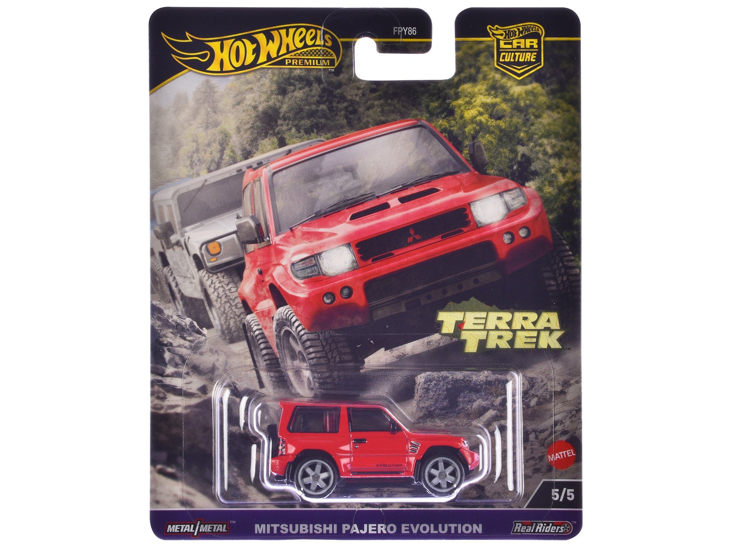 Mitsubishi Pajero Evolution RHD (Right Hand Drive) Red "Terra Trek" Series Diecast Model Car by Hot Wheels  free shipping USA