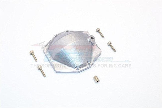 GPM ALUMINUM F/R COVER ORIGINAL AXLE HOUSING AXIAL SMT10 GRAVE DIGGER GUN SILVER