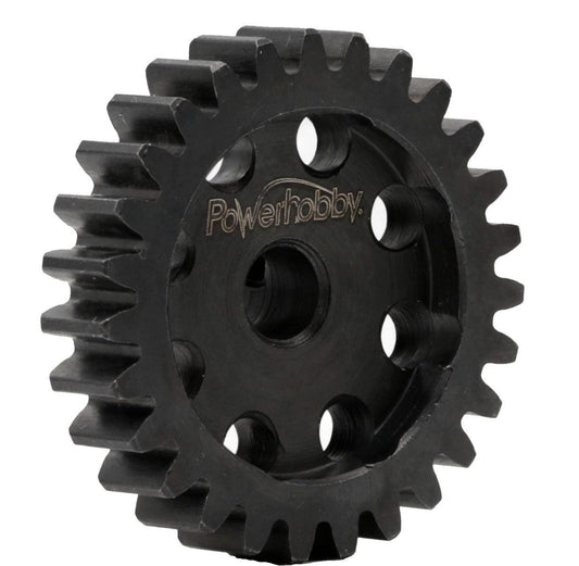 Powerhobby Hardened Steel 28T Mod1 5mm Pinion Gear Mod 1 Speed Run / Drag Racing