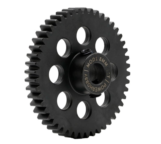 Powerhobby Hardened Steel 28T Mod1 8mm Pinion Gear MOD 1 Speed Run / Drag Racing