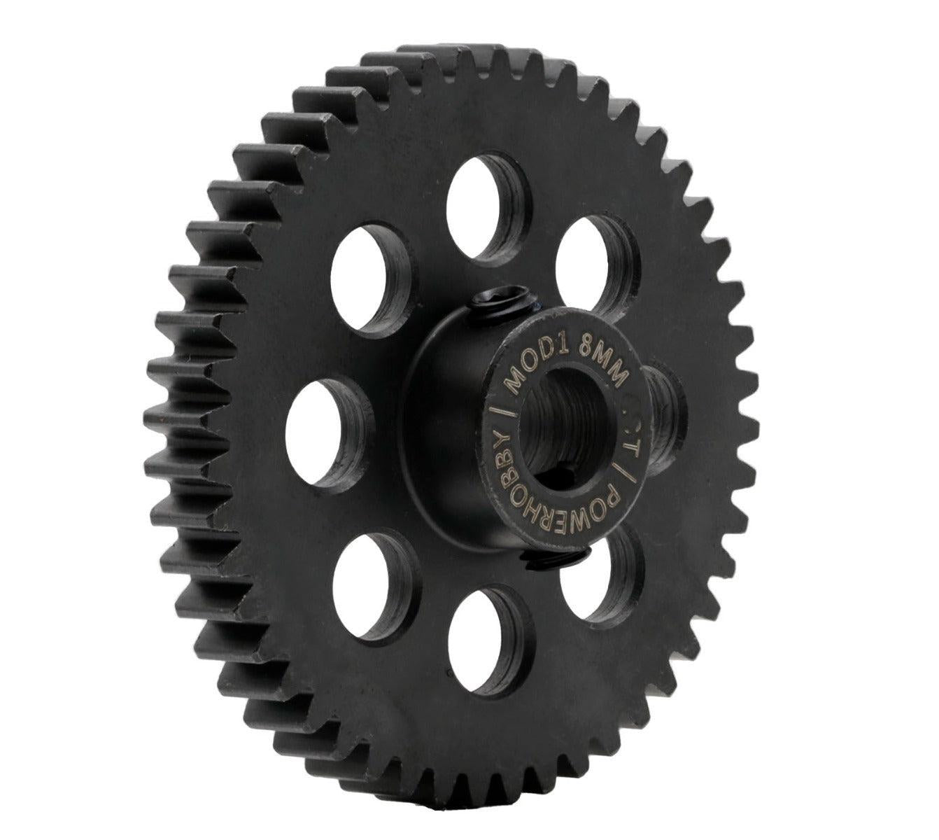 Powerhobby Hardened Steel 52T Mod1 8mm Pinion Gear MOD 1 Speed Run / Drag Racing