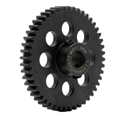 Powerhobby Hardened Steel 52T Mod1 8mm Pinion Gear MOD 1 Speed Run / Drag Racing
