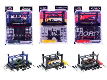Model Kit 3 piece Car Set Release 81 Limited Edition to 9600 pieces Worldwide 1/64 Diecast Model Cars by M2 Machines  free shipping USA