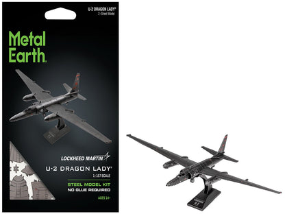 Model Kit Lockheed Martin U-2 Dragon Lady Aircraft "United States Air Force" (Moderate Difficulty) Steel Model by Metal Earth  free shipping USA