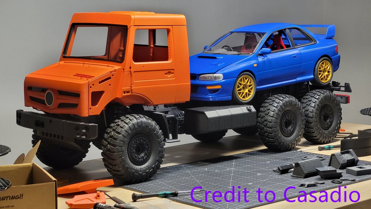 MOG and MOG Lite Massive 3D Printer Project RC Overland Truck (4x4 and 6x6 Compatible)
