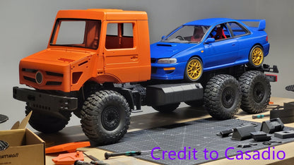 MOG and MOG Lite Massive 3D Printer Project RC Overland Truck (4x4 and 6x6 Compatible)