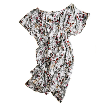 Floral Mommy Labor and Delivery Nursing Hospital Gown by Three Little Tots