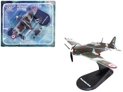 Morane-Saulnier MS.406 Fighter Aircraft "3/4 Escadrille GC II/3" Armee de l'Air (French Air Force) (1940) "Planes of World War II" Series 1/72 Diecast Model Airplane by Luppa  free shipping USA