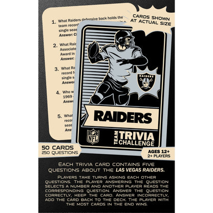 Las Vegas Raiders Trivia Challenge by MasterPieces Puzzle Company INC