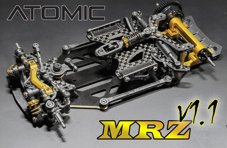 Atomic Racing MRZV11-01-M SIDE, SPRING Set, V1.1, MEDIUM, (BLACK)