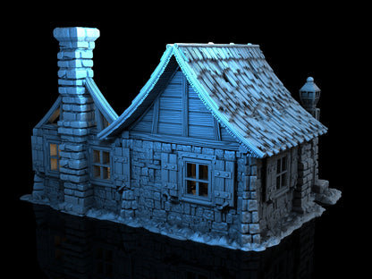 Adrian-3DP4U - House Ruins 3 - 28mm