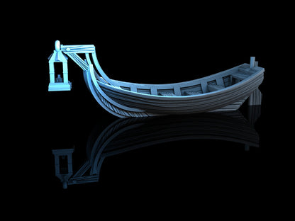 Adrian-3DP4U - Reed Punters Boat  - 28mm
