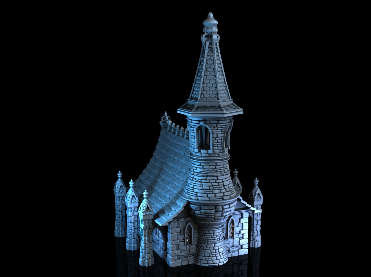 Adrian-3DP4U - Saggy Bottom Chapel - 28mm