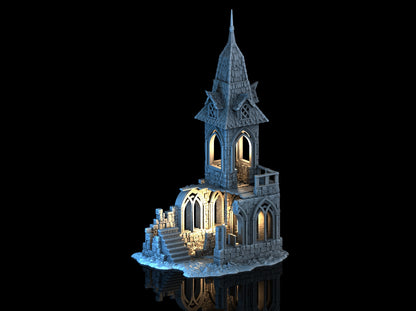 Adrian-3DP4U - Ruined Cloister - 28mm