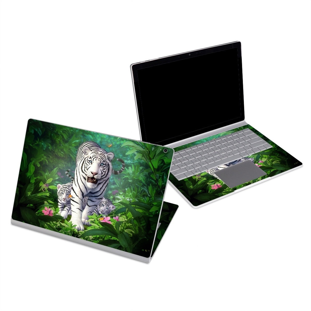 White Tigers - Microsoft Surface Book Skin
